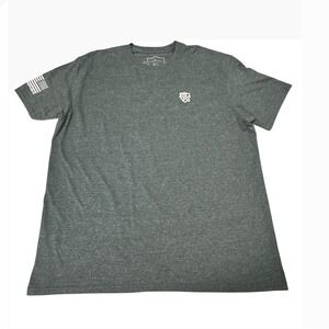 Shield Republic Mens XL Gray Graphic Tee Shirt
